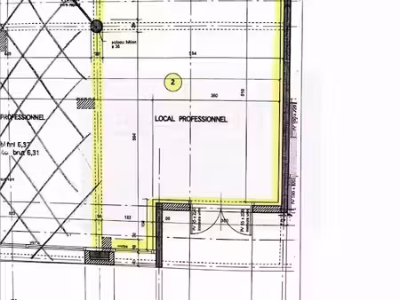 location locaux professionnels 2 pièces 40 m² à begles (33130)  630 €