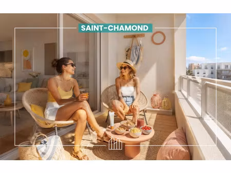 vente appartement neuf 3 pièces 64m2 saint-chamond - 227000 € - surface privée
