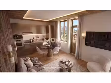 appartement brut - 2 chambres - centre - saint-gervais