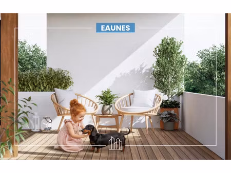 vente appartement neuf 3 pièces 64m2 eaunes - 245900 € - surface privée