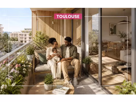 vente appartement neuf 3 pièces 60m2 toulouse - 279900 € - surface privée