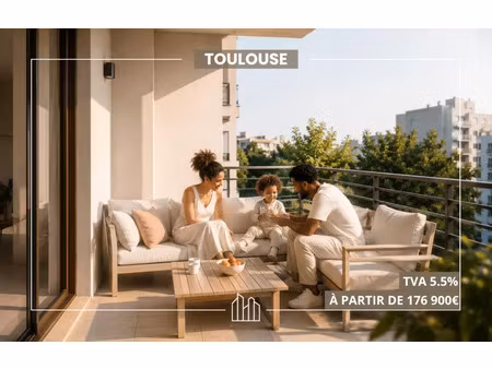 vente appartement neuf 2 pièces 41m2 toulouse - 176900 € - surface privée