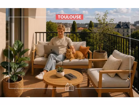 vente appartement neuf 2 pièces 39m2 toulouse - 196900 € - surface privée