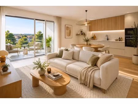 vente appartement 2 pièces 45 m² à wasquehal (59290)  208 000 €