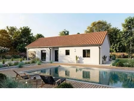 terrain avec maison neuve à vendre