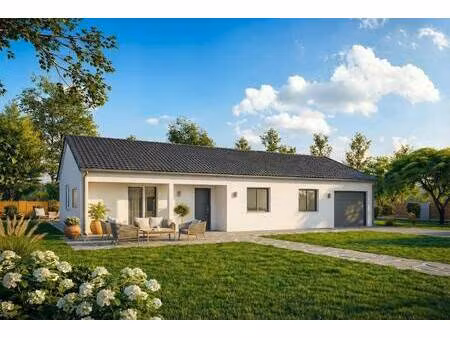 terrain avec maison neuve à vendre