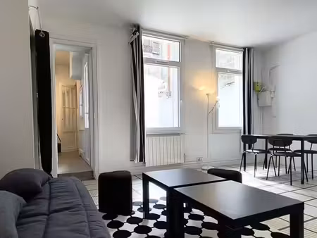 grand studio meublé 28m² avec cour - bordeaux centre