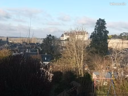terrain constructible  centre ville  vue sur château