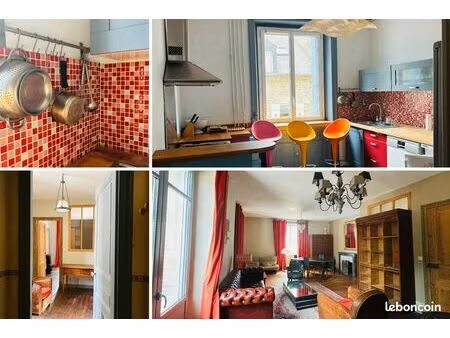 à louer – appartement meublé de caractère de 100 m² en plein cœur d'auray
