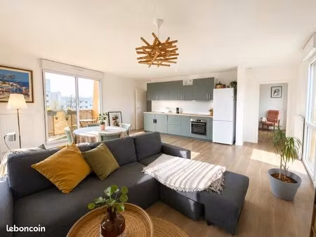 t3 meublé lumineux avec balcon  parking et ascenseur – nantes