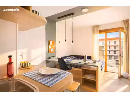 studio 1 pièce 18 m²