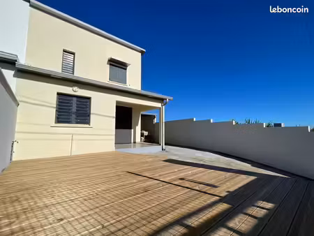a louer - maison neuve t4 avec grande terrasse - rivière des roches
