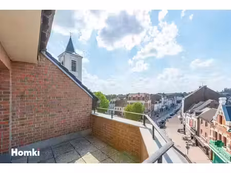 saint-amand-les-eaux – appartement duplex t3 avec terrasse  balcon  parking et ascenseur –