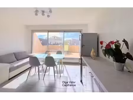 appartement à vendre 2 pièces avec terrasse et parking privatif marseillan plage (34)