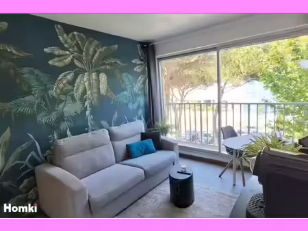 carnon plage – studio 17 m² proche mer – résidence sécurisée avec ascenseur