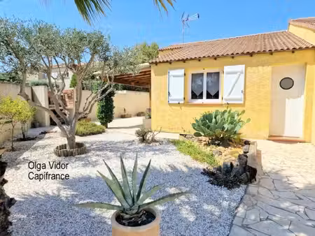 maison à vendre agde quartier recherche- villa 4 chambres avec garage-parking terrain arbo