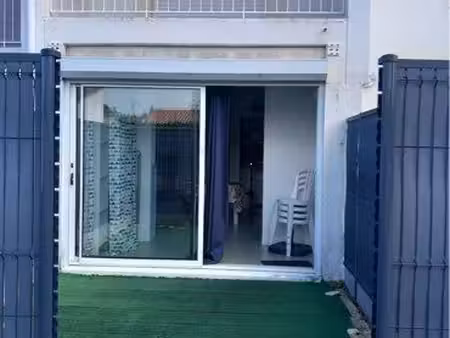 studio 24m2 en rdc avec terrasse ensoleillée