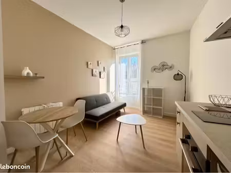appartement t2 meublé 31m2 - st vallier