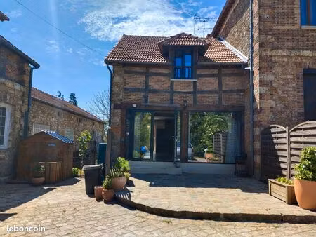 maison 3 pièces frileuse 80m2 avec terrasse et petit jardin
