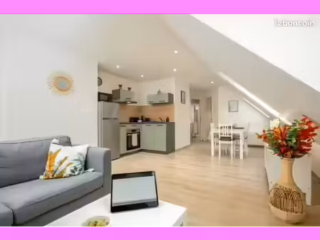 t2 meublé de standing 50 m²