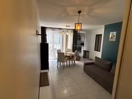 location appartement meublé 3 pièces 61m² + garage à st martin le vinoux