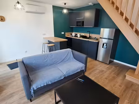 appartement t2 avec jardin à louer à l'année