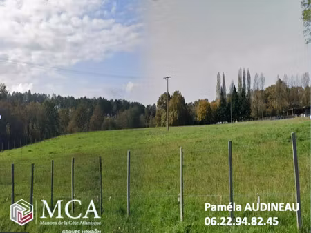 vente terrain 1900 m² à roaillan (33210)  85 000 €