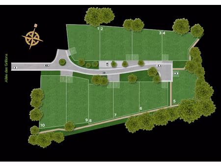 vente terrain 683 m² à bonrepos-sur-aussonnelle (31470)  110 000 €