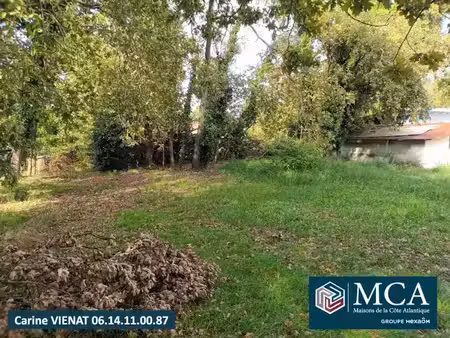 vente terrain 553 m² à biscarrosse (40600)  170 000 €