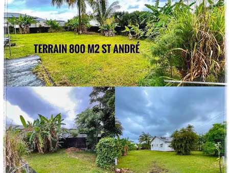 vente terrain à batir 826 m² à saint andre (97440)  209 520 €