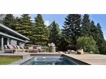maison contemporaine avec piscine et jardin annecy (74)