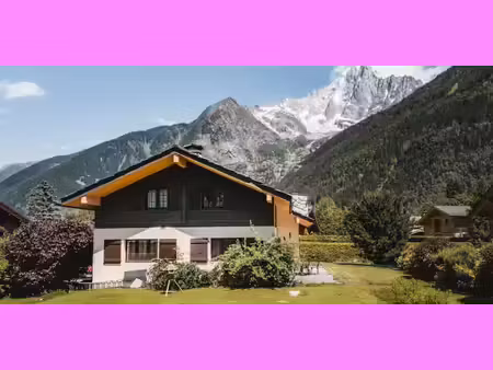 chalet avec vue panoramique et terrasse la tour-argentière-les praz - chamonix-mont-blanc 