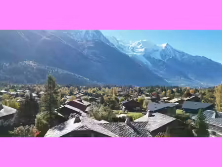 chalet avec vue panoramique et terrasse la tour-argentière-les praz - chamonix-mont-blanc 
