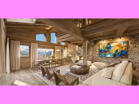 chalet avec vue panoramique et terrasse megeve (74)