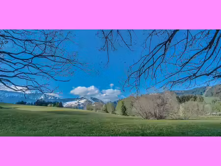 terrain avec vue panoramique megeve (74)