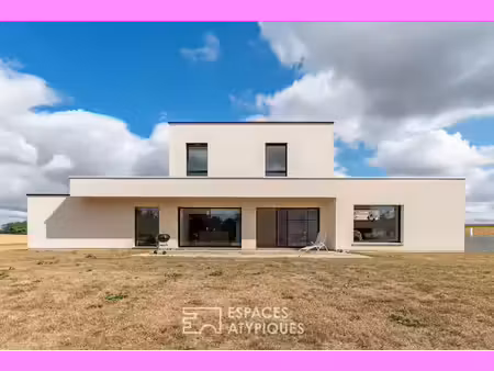 elégante contemporaine avec vue sur la campagne