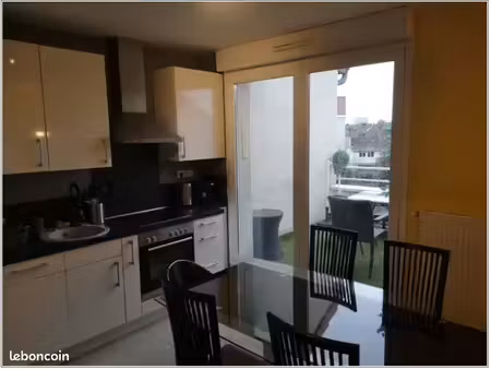 appartement f2 meublé lumineux (terrasse et garage)