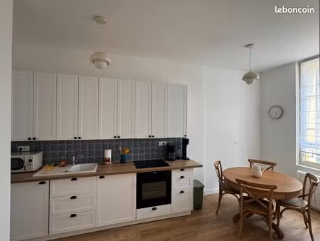 t2 meublé de 38 m² entièrement rénové – quartier front de mer / port de plaisance – dieppe