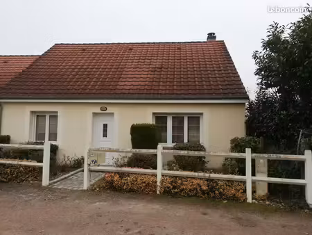 maison f4 avec garage et jardin aux bordes