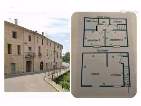 maison de 120 m2 climatisée (2ch.garage)