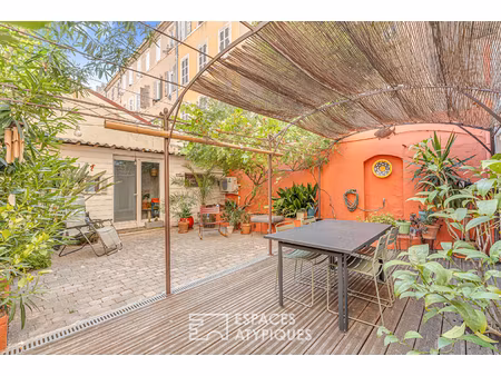 appartement avec cabanon et cour intérieure