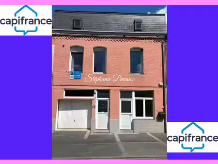a vendre : immeuble de caractère en plein cœur de wignehies (59) – place à votre imaginati
