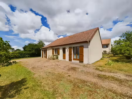 pavillon de plain pied avec garage et jardin