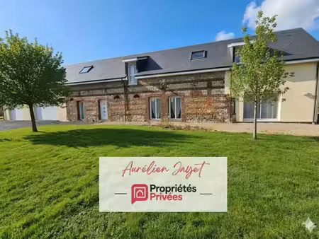 vente maison 5 pièces 196 m² à cuverville (76280)  445 000 €