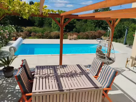 maison d'architecte neuve   sa piscine et sa vue !