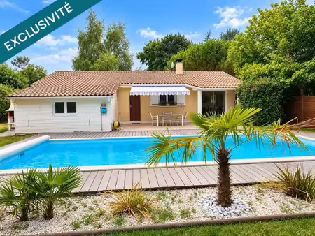 maison avec piscine et double garage