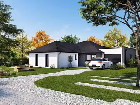 terrain avec maison neuve à vendre