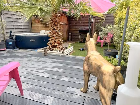 à louer – magnifique t1 bis meublé avec terrasse  jardin privatif et box – à 800 m de l'en