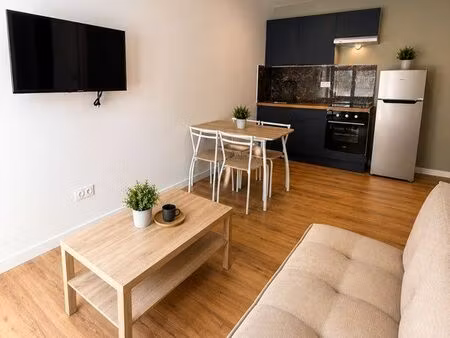 t1 meublé 31 m² rénové – centre deux – 490 cc
