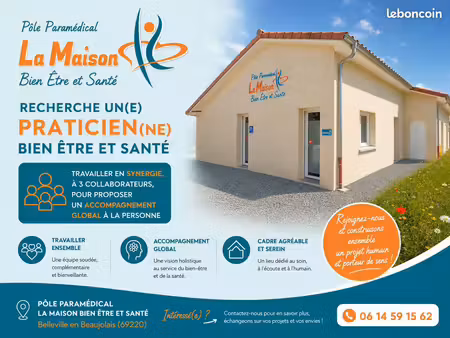 recherche praticien bien être et santé - bureau dans pôle paramédical